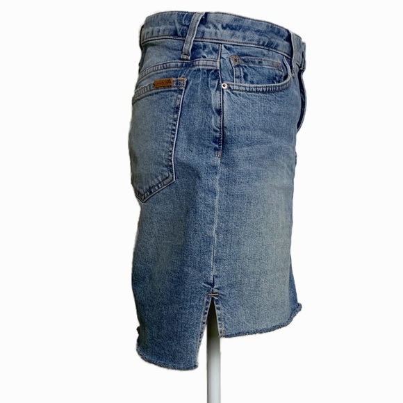 Joes Jeans Denim Skirt 27 Coastal Cowgirl Raw Hem - Picture 3 of 10